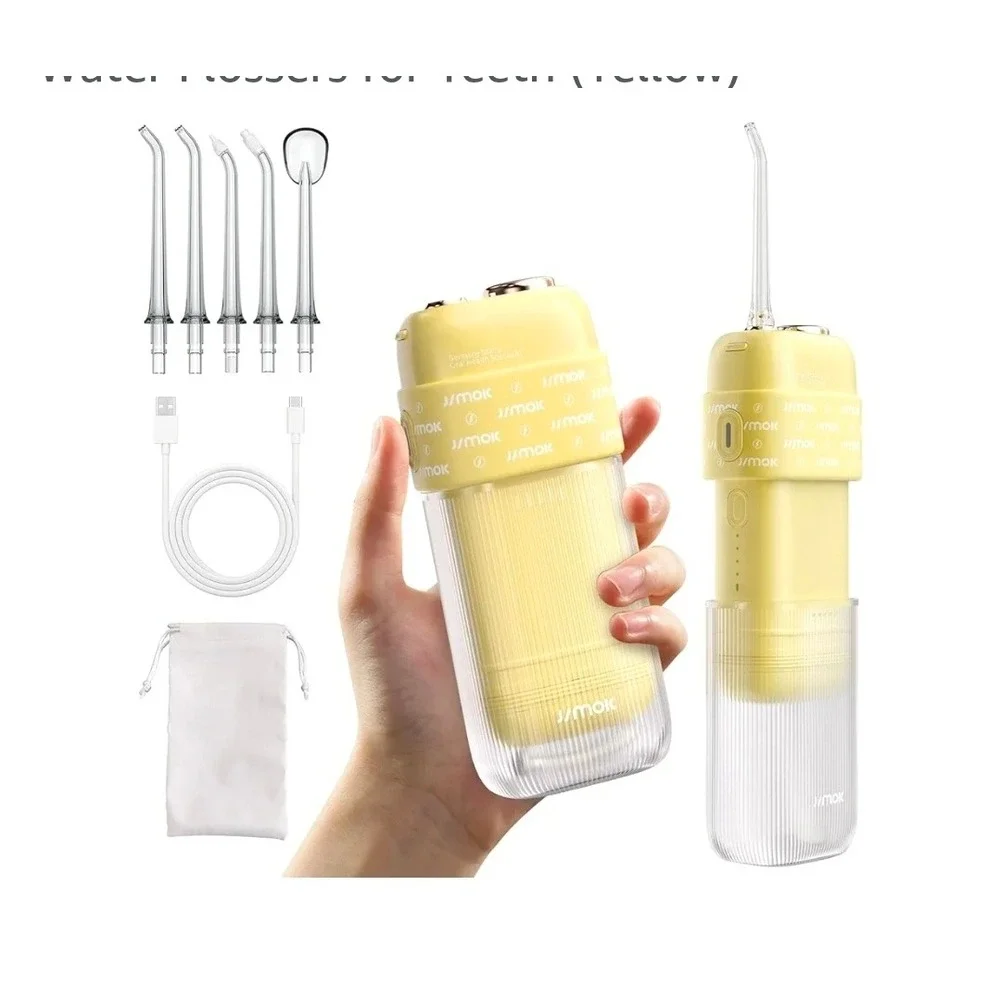 JIMOK Candy Portable‎ Water Flosser Oral Irrigator Teeth Cleaner - Blue